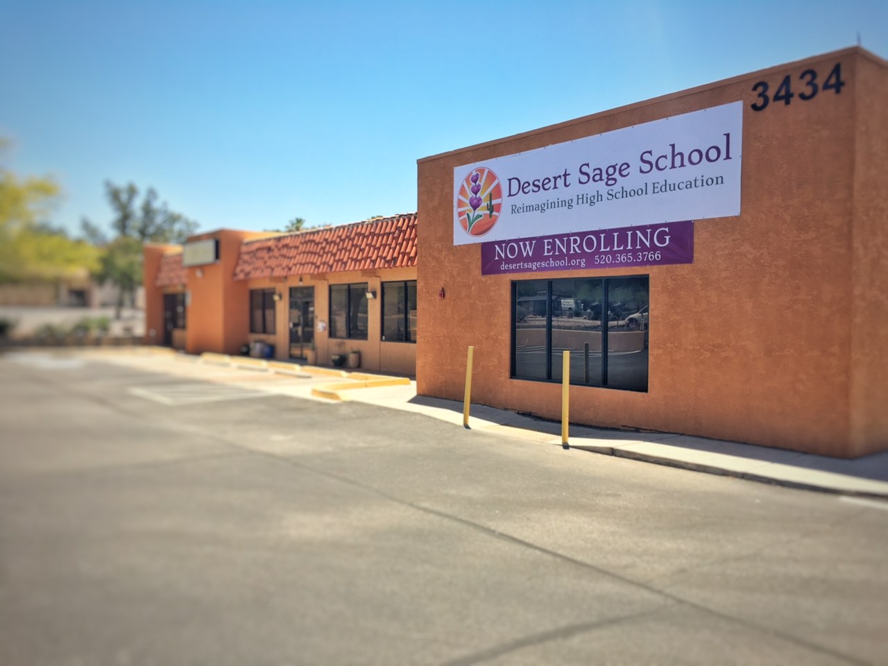 Desert Sage school in Arizona from the outside
