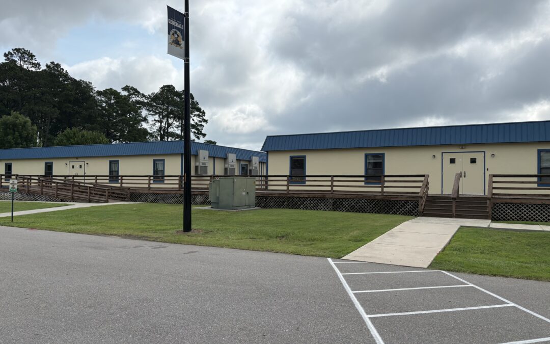 Painted Modular Classrooms for Wayne